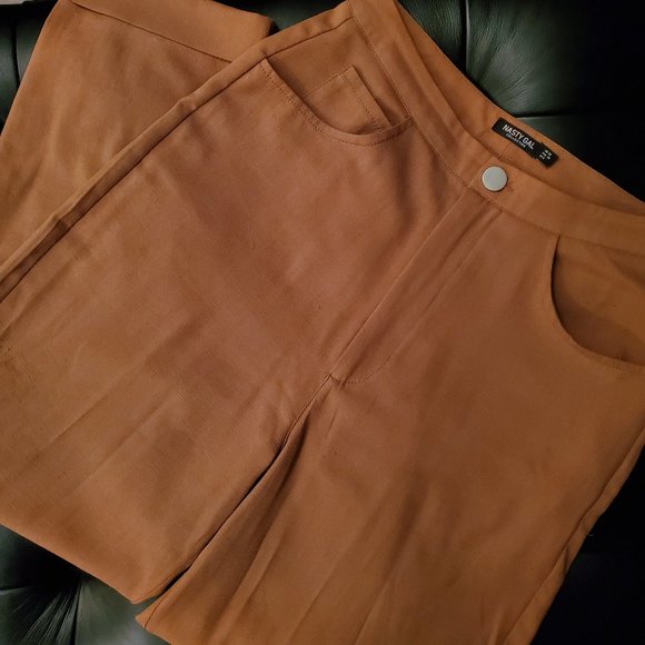 NASTY GAL Tapered High-Waisted Pants - Picture 5 of 9